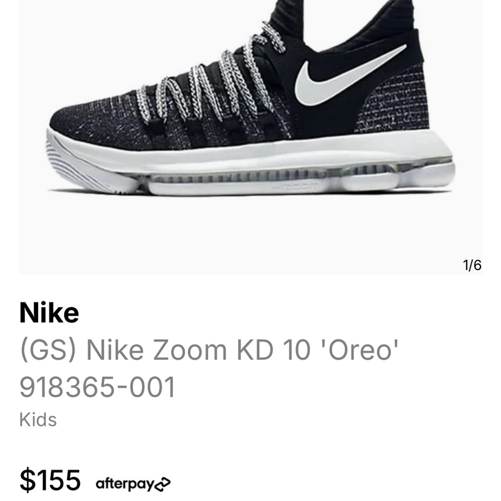 Nike Kevin Durant Oreo B&W Sneakers